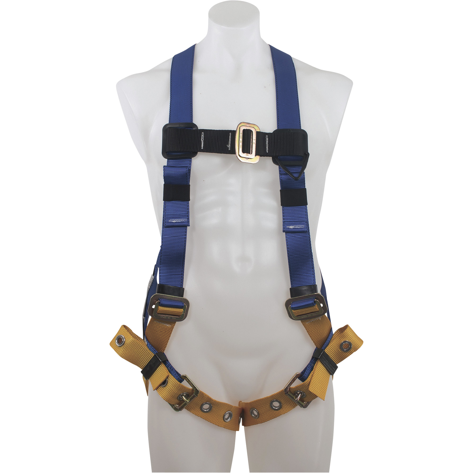 Werner BaseWear Standard 1-Ring Safety Harness, Blue, Universal Size, Model# H412002